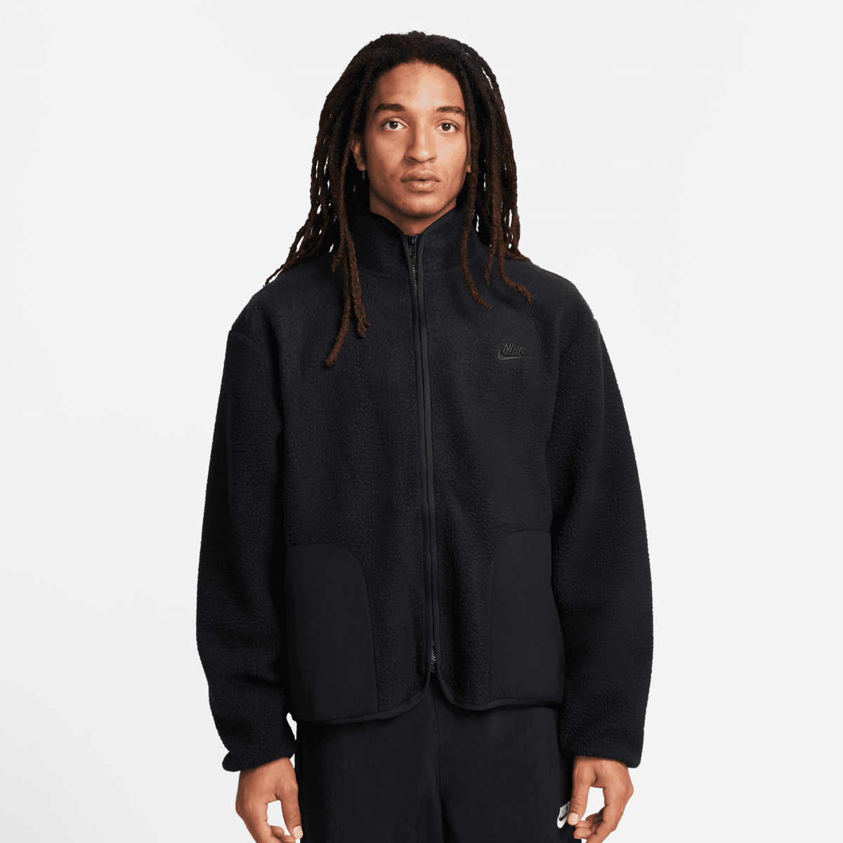 Nike Club + Sherpa Winter Jacket nero (FB8386-010)